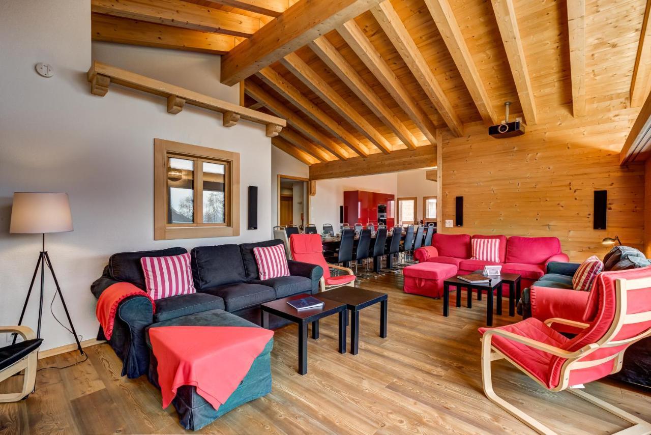Chalet Flocon De Neige - Jacuzzi - Sauna La Tzoumaz Kültér fotó