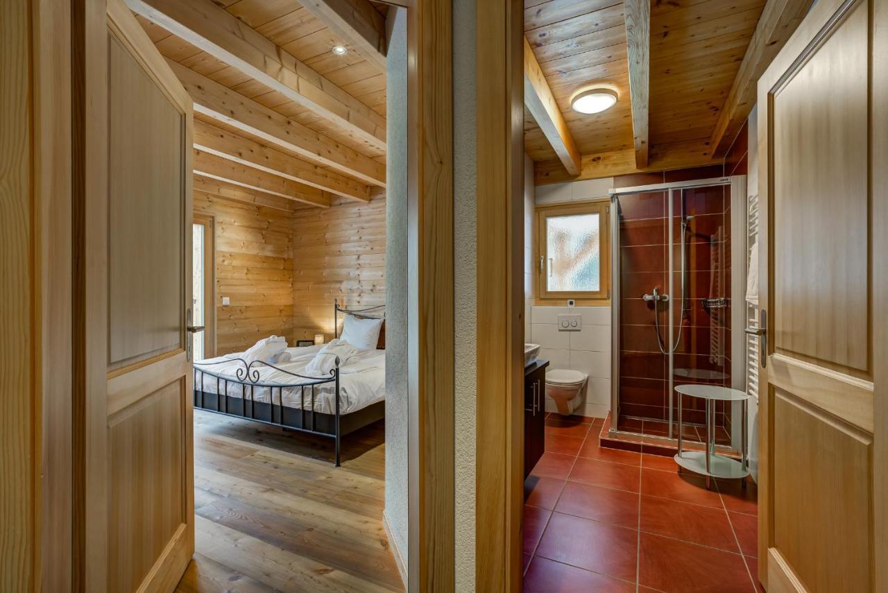 Chalet Flocon De Neige - Jacuzzi - Sauna La Tzoumaz Kültér fotó