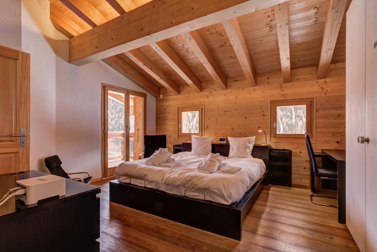 Chalet Flocon De Neige - Jacuzzi - Sauna La Tzoumaz Kültér fotó