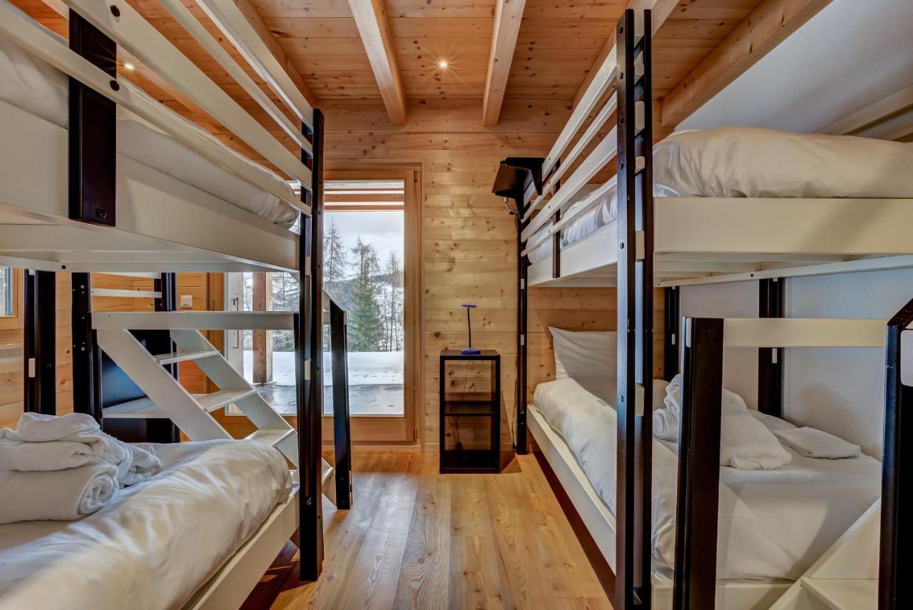 Chalet Flocon De Neige - Jacuzzi - Sauna La Tzoumaz Kültér fotó