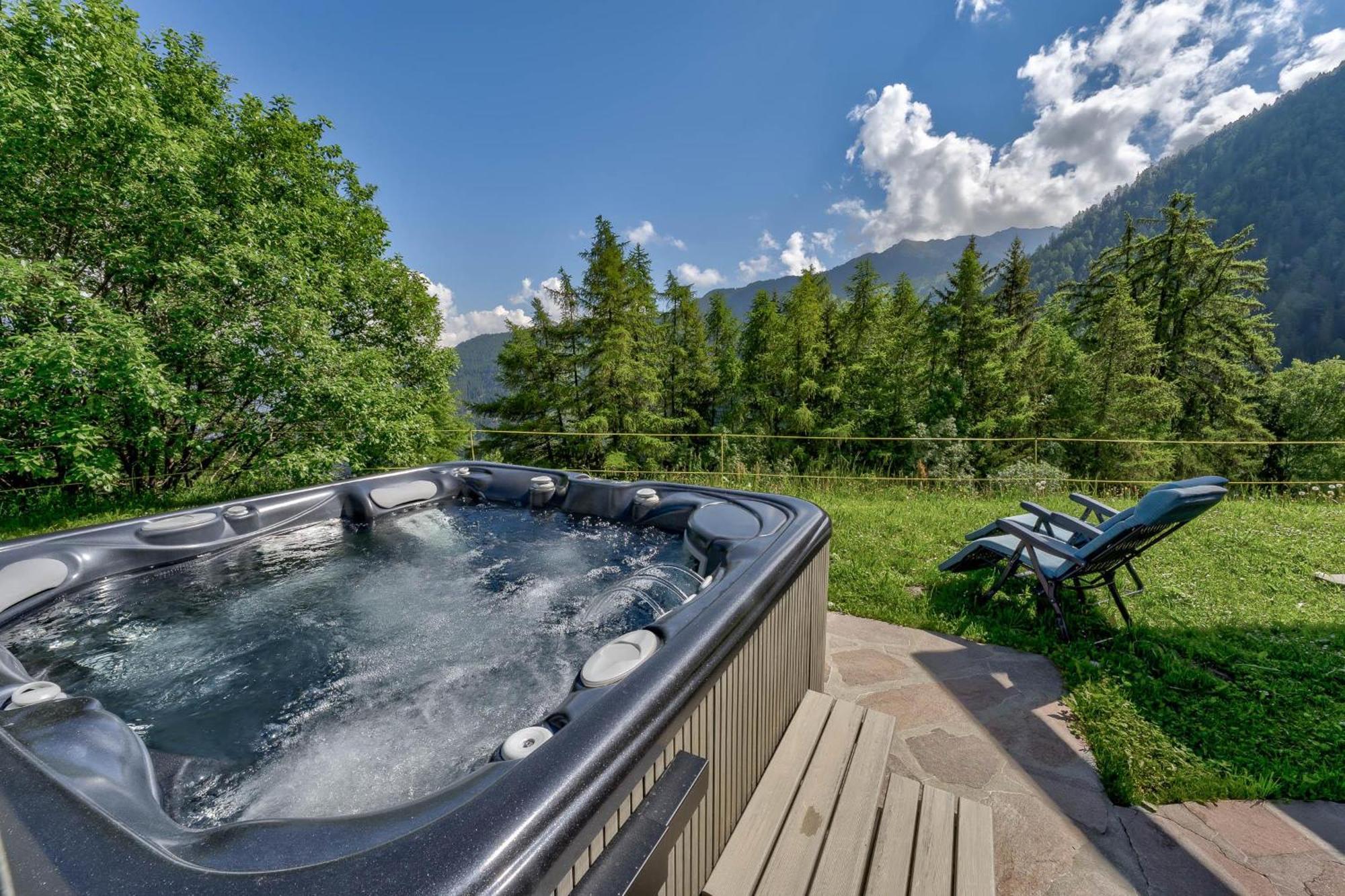 Chalet Flocon De Neige - Jacuzzi - Sauna La Tzoumaz Kültér fotó