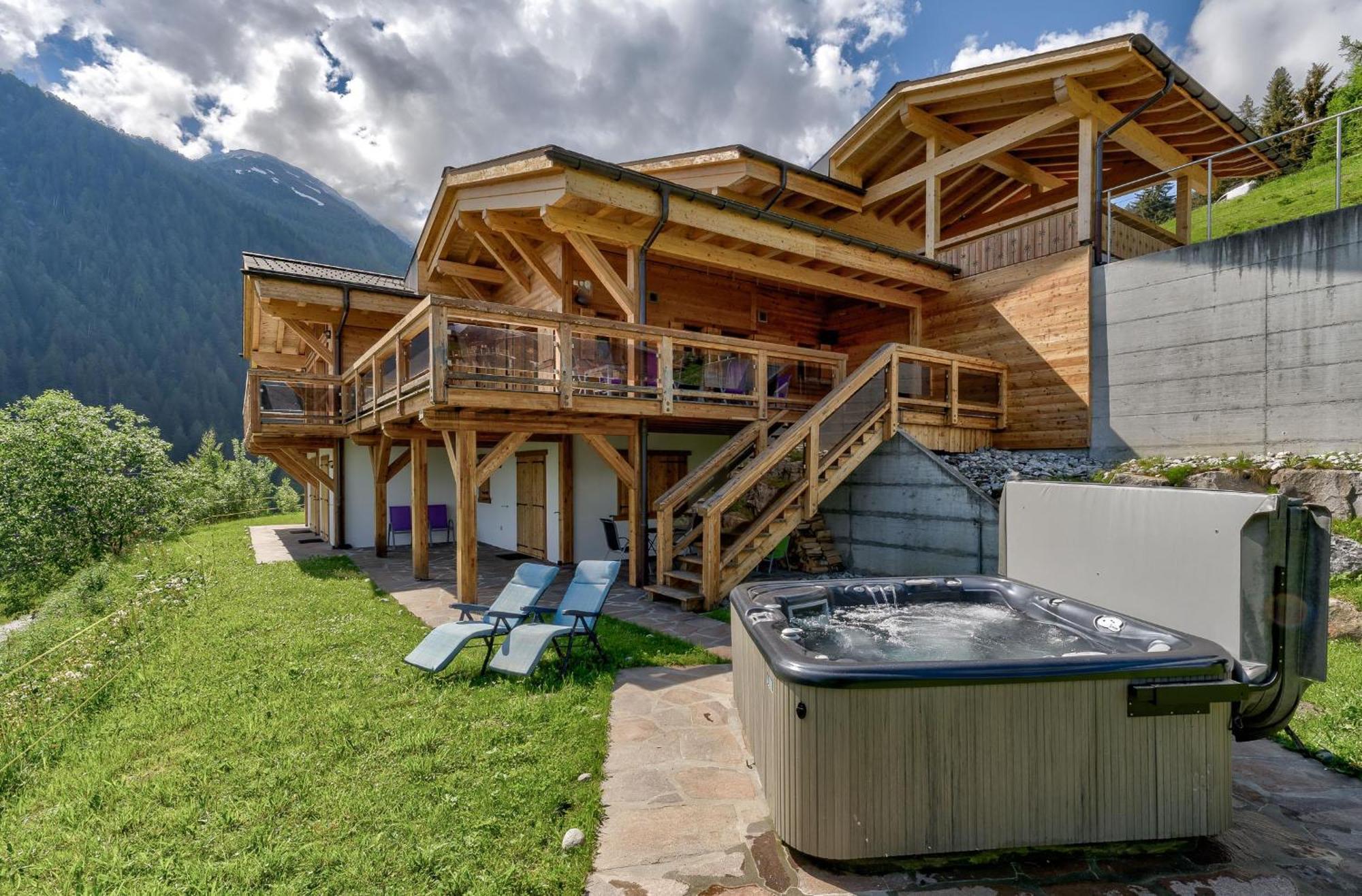 Chalet Flocon De Neige - Jacuzzi - Sauna La Tzoumaz Kültér fotó